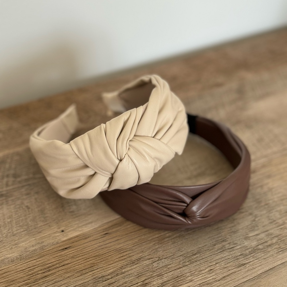 Headbands with knot
